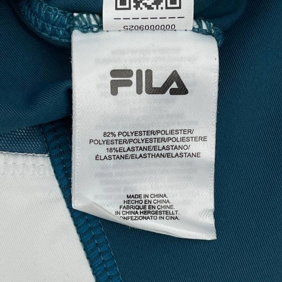 NWT - FILA Women's Hikari High Rise Leggings in Turquoise - Size Small - Picture 9 of 16